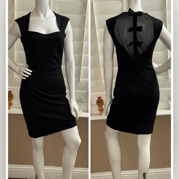 Erin Fetherston Bow Back Knit Dress - Picture 1 of 12